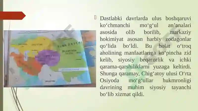 O'rta Osiyo Chig'atoy ulusi davrida 4