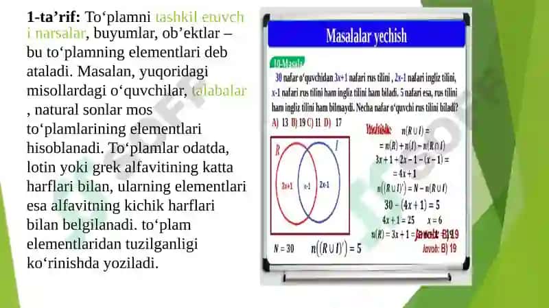 Matematika o'qitish metodikasi 4