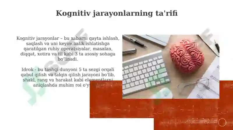 Psixologiyada bilish jarayonlarini o’rganishning psixologik omillari 4
