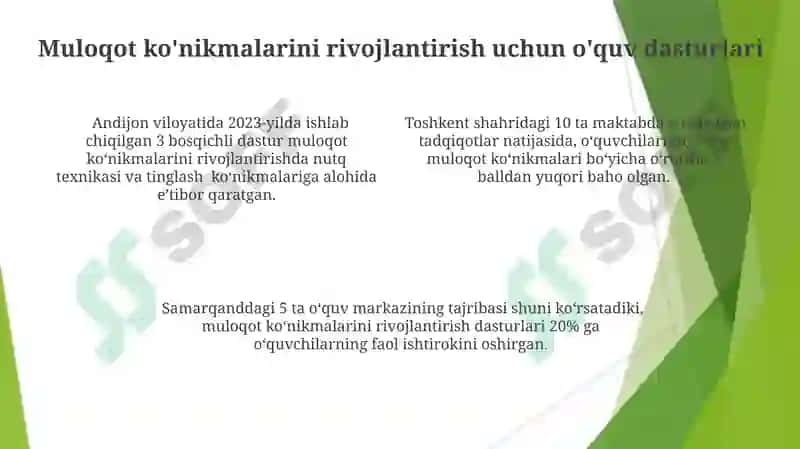 Pedagogik faoliyatni tashkil etishda muloqotga kirishishni rivojlantirish 4