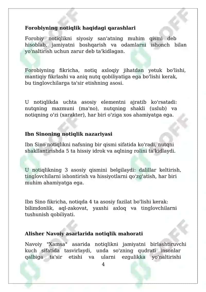 Sharq allomalaring notiqlik sanatiga doir qarashlari 4