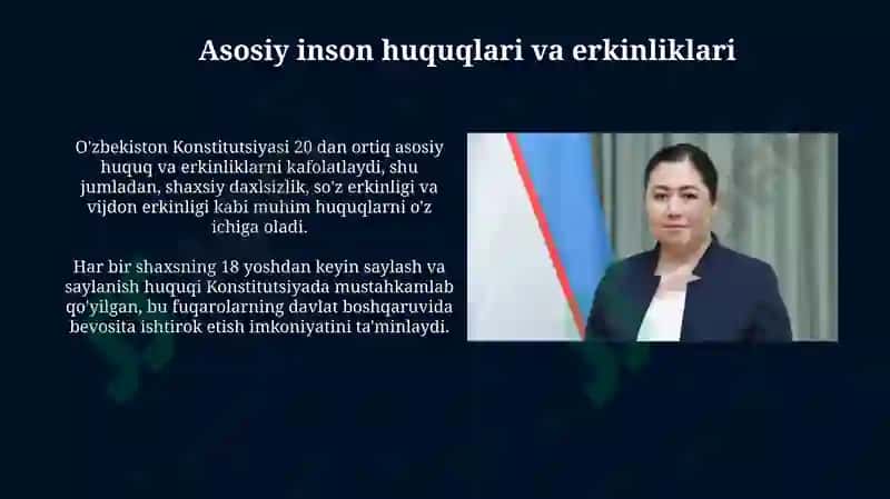 O'zbekiston Respublikasi Konstitutsiyasining asosiy tamoyillari 4