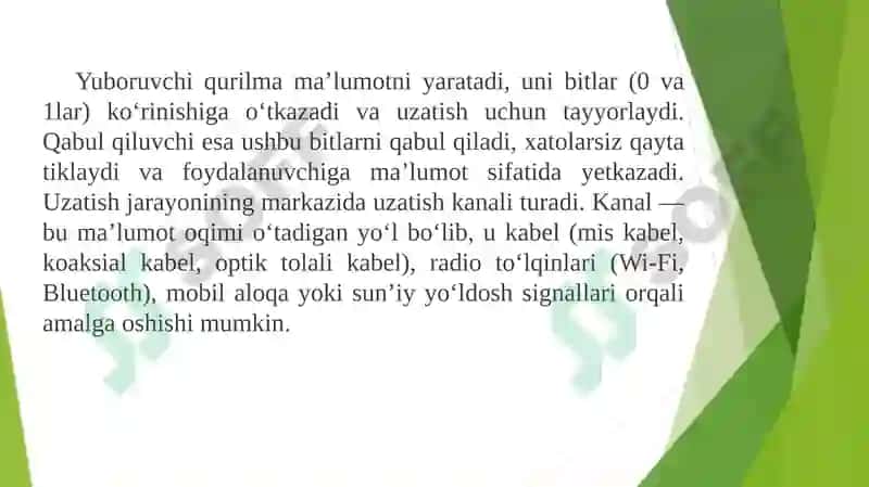 Kompyuter tarmoqlari fanining predmeti 4