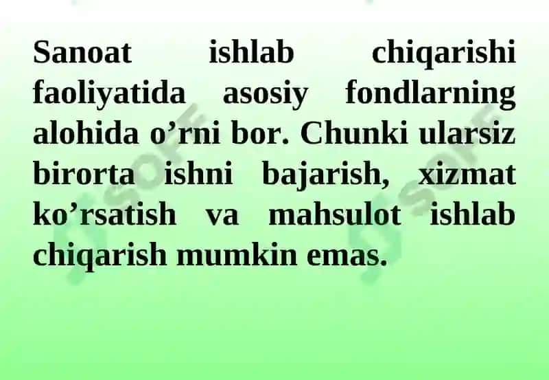 Asosiy fondlar tushunchasi, ahamiyati, tasnifi 4