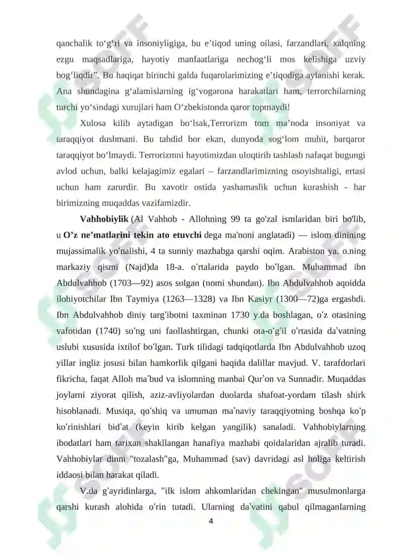 Vahobiylik harakati va unga qarshi kurashlar 4