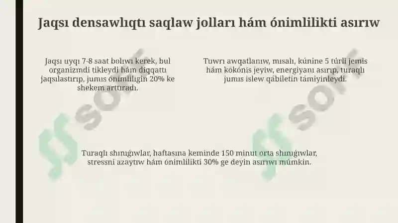 Densawlıq-tereńbaylıq 4