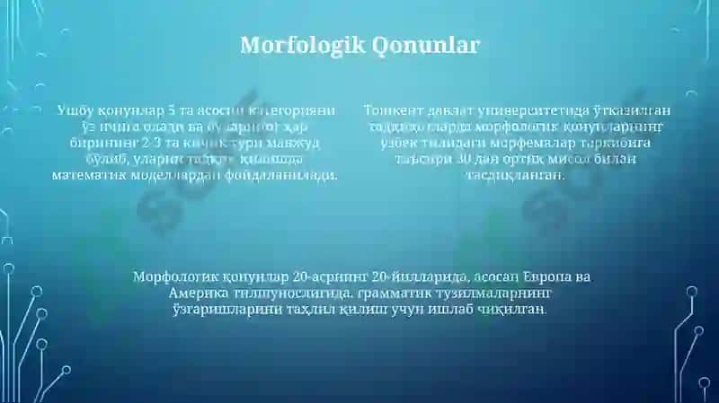 Morfologik uslubiyat 4