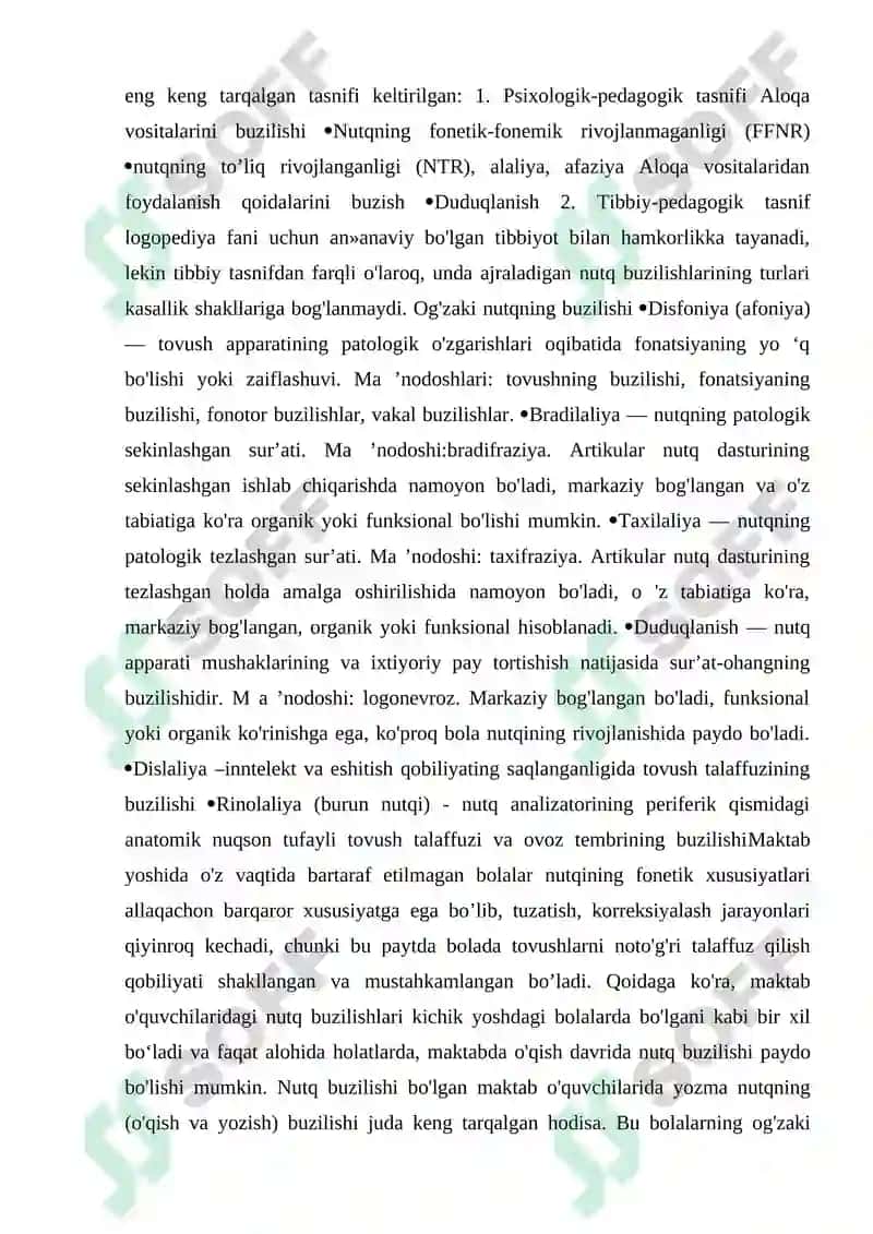 Nutq buzilishlarini tuzatish 4