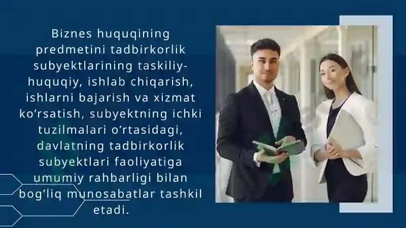 BIZNES HUQUQI TUSHUNCHASI VA MANBALARI 4