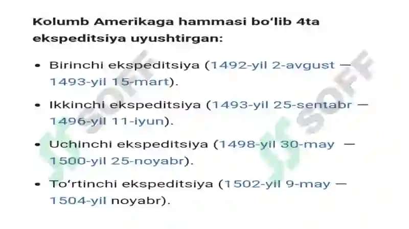 Xristofor Kolumbning geografikkashfiyotlari 4