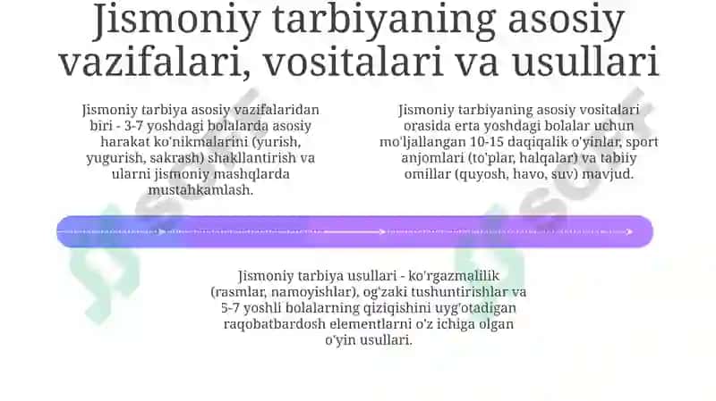 Maktabgacha yoshdagi bolalar jismoniy tarbiyasining fiziologik va psixologik asoslari 4