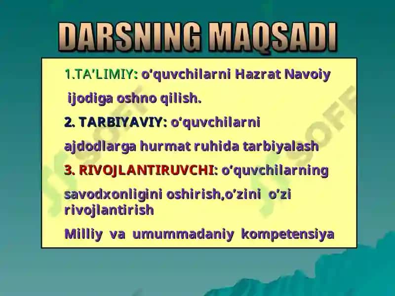 Alisher Navoiy – buyuk mutafakkir va davlat arbobi 4