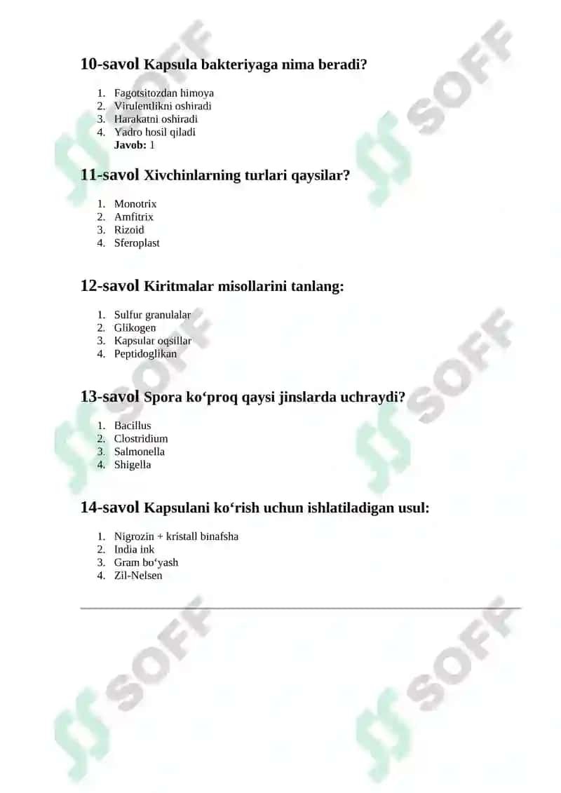 Mikrobiologiya, virusologiya va immunulogiya 4