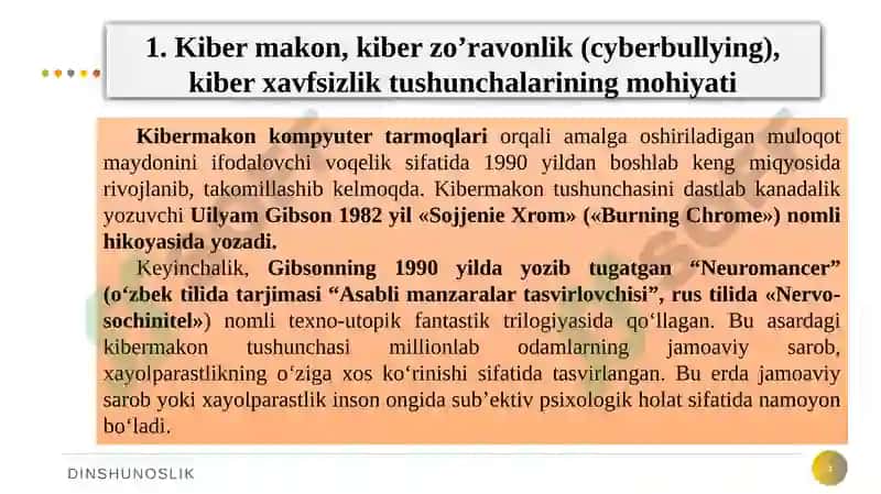 Kiber makonda din. Missionerlik va prozelitizmning ijtimoiy- siyosiy xavfi 4