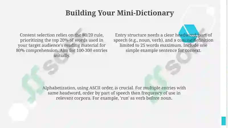 Mini-Dictionary Compilation 4
