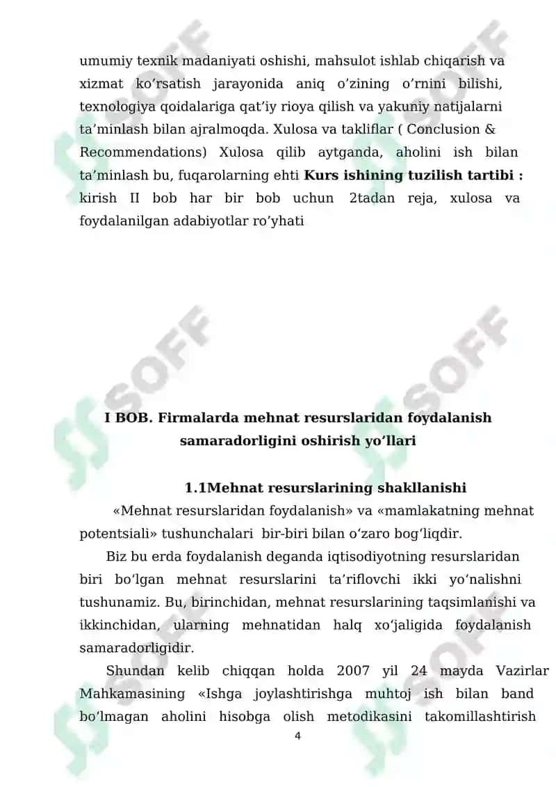 Firmalarda mehnat resurslaridan foydalanish samaradorligini oshirish yo’llari 4