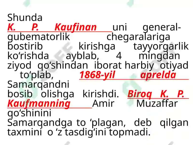 BUXORO AMIRLIGI USTIDAN ROSSIYA IMPERIYASIPROTEKTORATINING 4