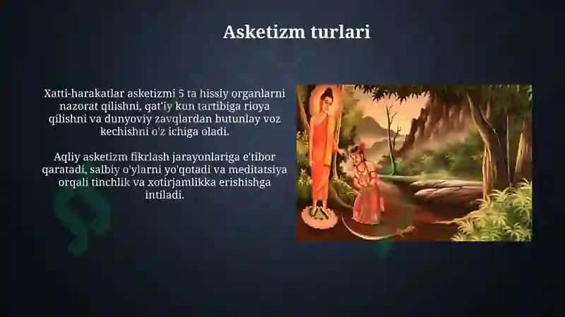 Buddizmda asketizmning tarixiy rivojlanishi 4
