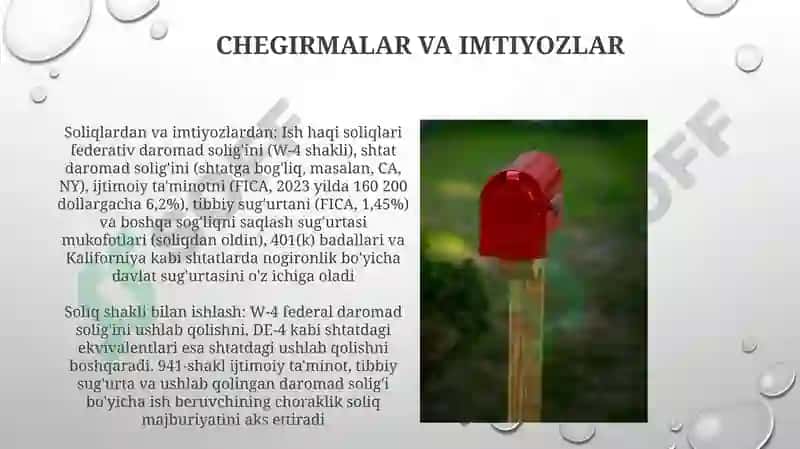 Ijtimoiy ta'minot va Tibbiy sug'urta soliqlari 4