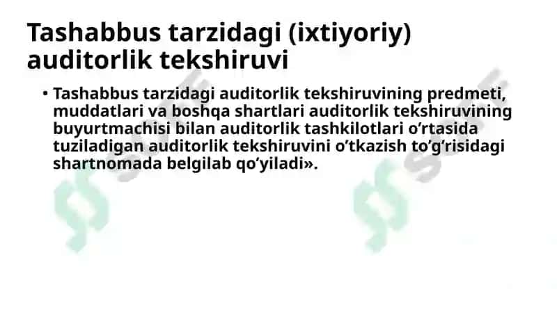 AUDITORLIK FAOLIYATINING TASHKILIY ASOSLARI 4