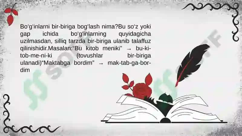 Bo'g'inlarni bir-biriga bog'lash 4