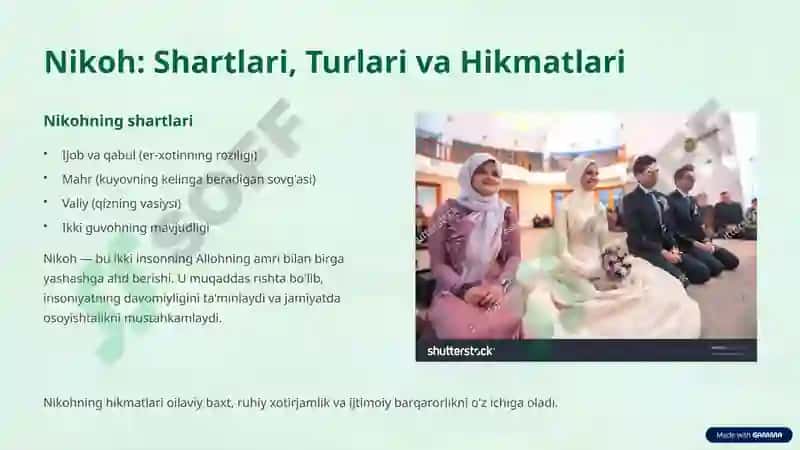Islom Huquqshunosligida Oila Tushunchalari 4