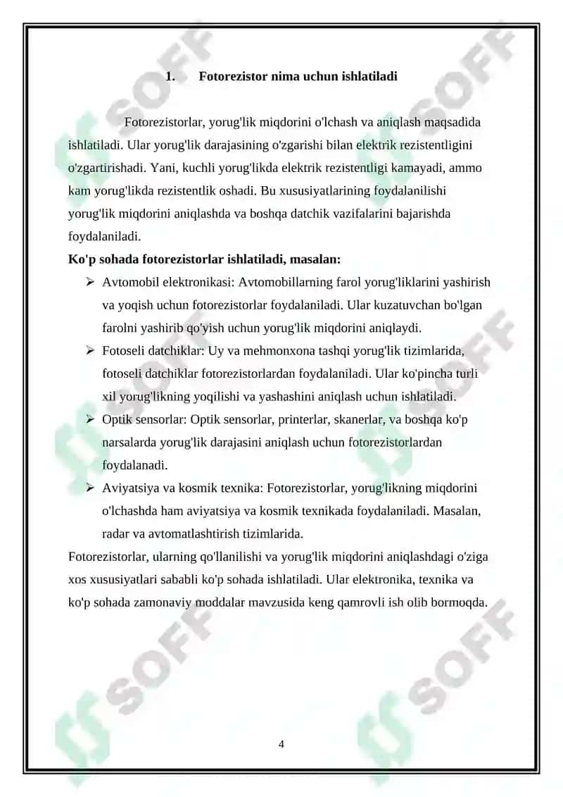 Fotorezistor Datchikini Amaliy Tahlil Qilish 4