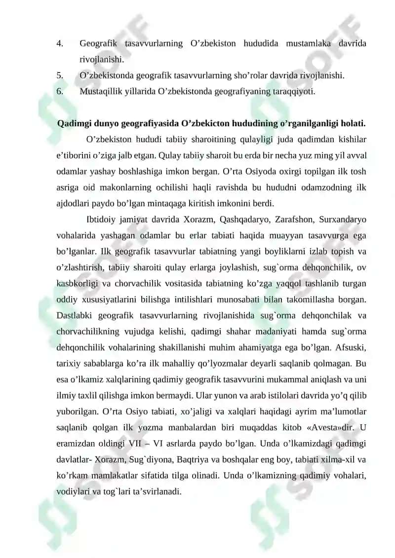 O‘ZBEKISTON TABIATINI GEOGRAFIK O‘RGANILISHI TARIXI 4