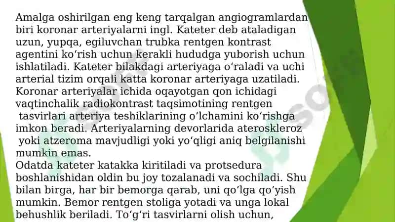 Ichki kasalliklar mustaqil ish 4