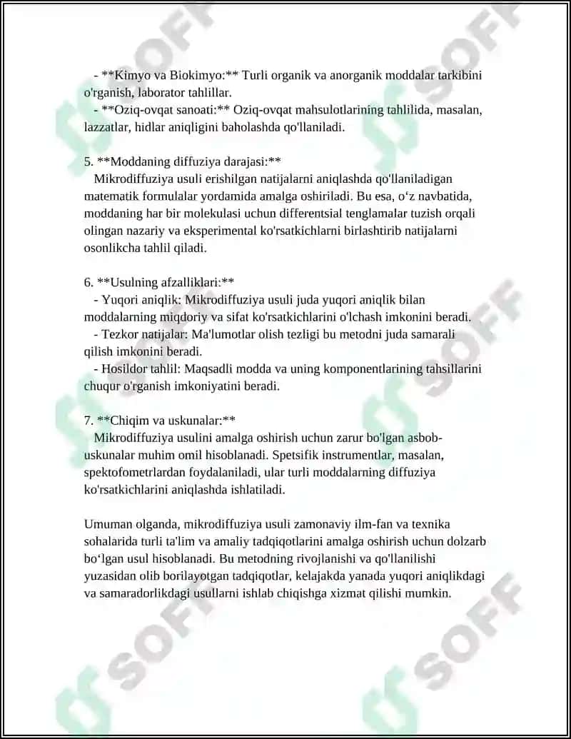 UCHUVCHI ZAHARLARNI MIKRODIFFUZIYA USULIDA TAHLILI 4