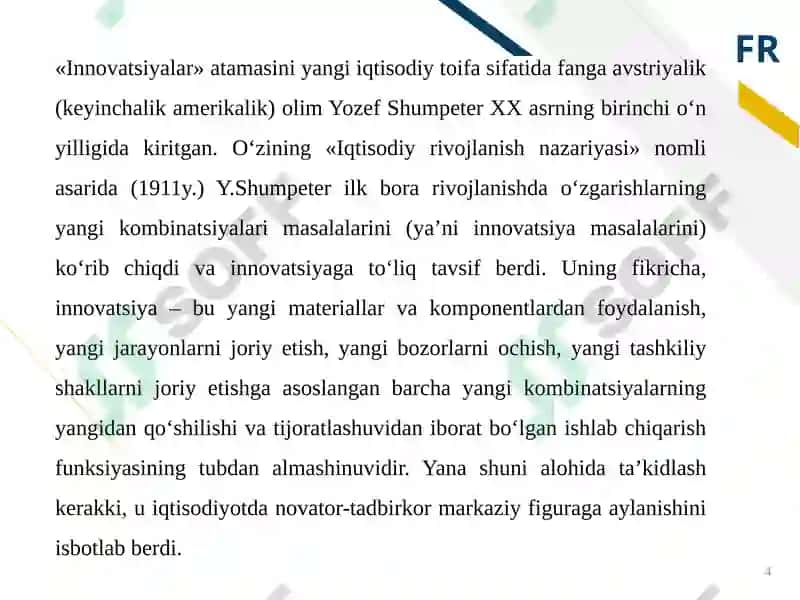 O‘ZBEKISTONDA INNOVATSION FAOLIYATNING TASHKILIY TIZIMI VA UNDAN AMALDA FOYDALANISH HOLATI TAHLILI 4