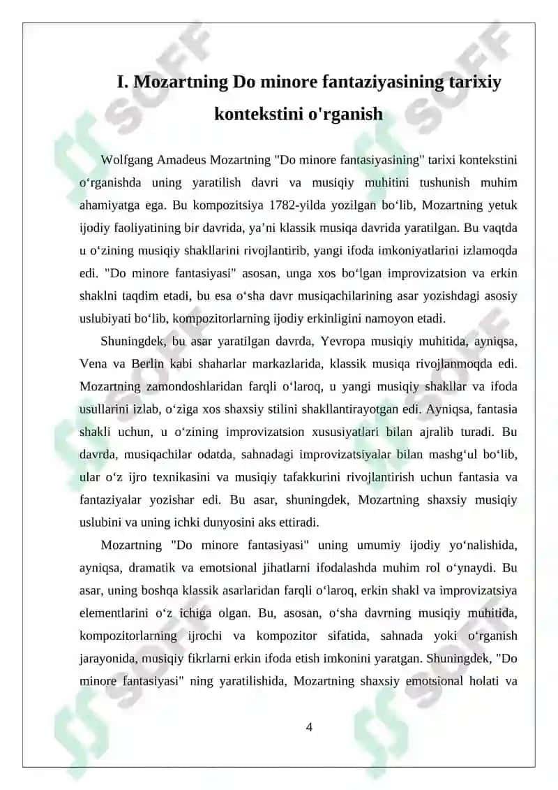 V.A.MOSART DO MINOR FANTAZIYASI 4