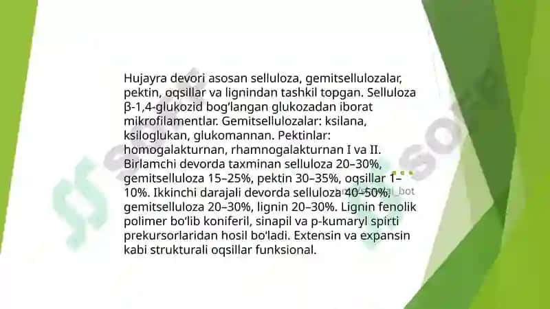 O’simliklarning hayotiy shakillari Tuban  o’simliklar 4