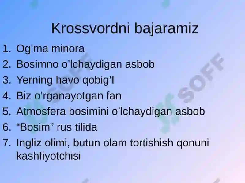 Suyuqliklarda va gazlarda bosim 4