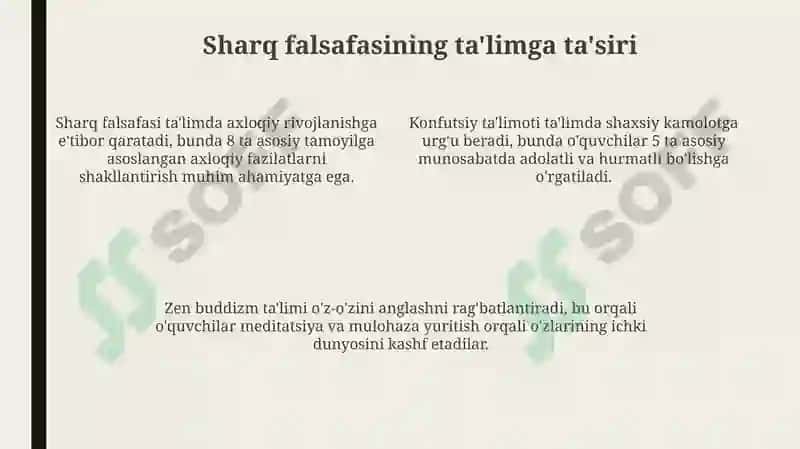 Osiyo ta'lim tizimlarining asosiy xususiyatlari 4