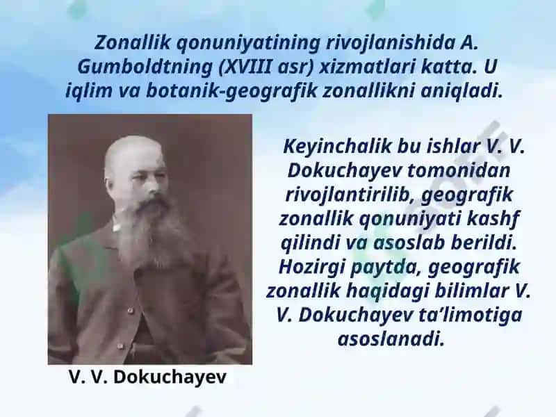 Geografik qobiqda zonallik qonuniyati 4