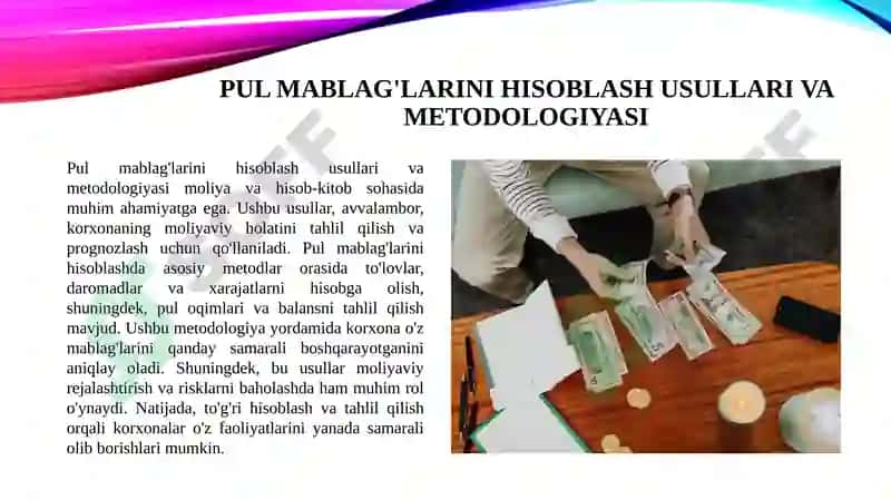 Chet-el valyutasidagi pul mablag'larini hisobi 4