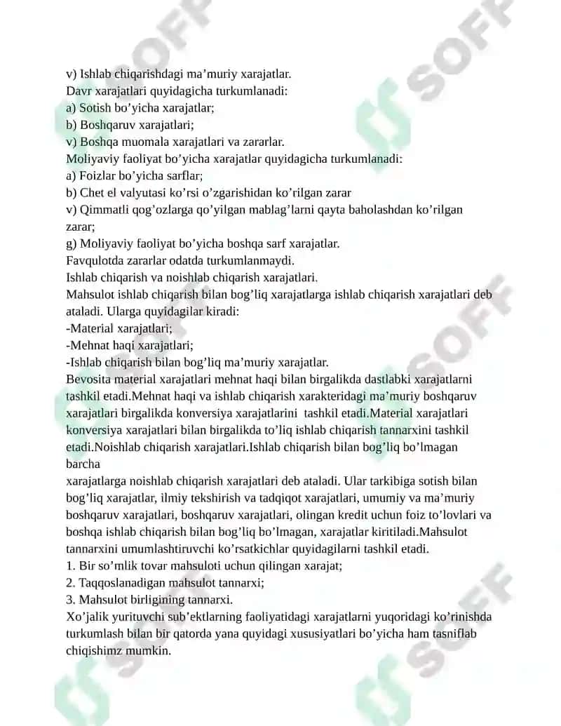 ISHLAB CHIQARISH VA NOISHLAB CHIQARISH XAJATLARI 4