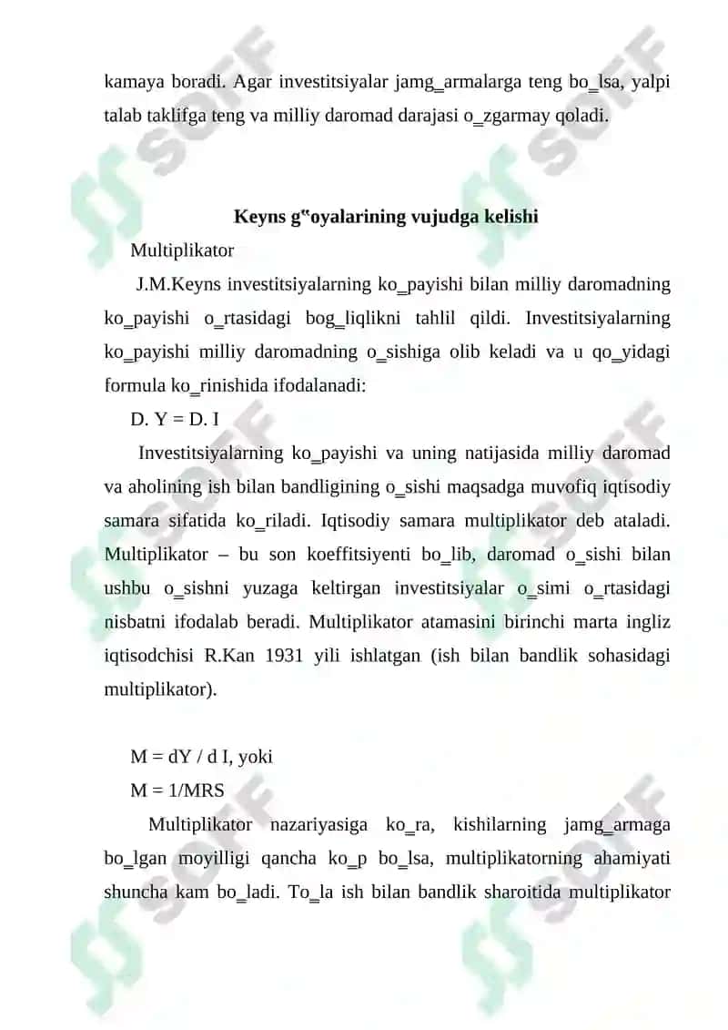 JON Meynard keyns ta'limoti 4