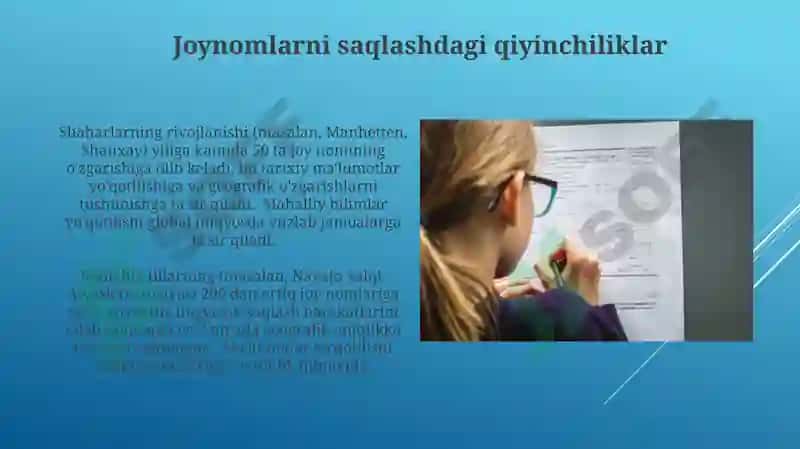Maktab geografik ta'limida joy nomlarining ahamiyati 4
