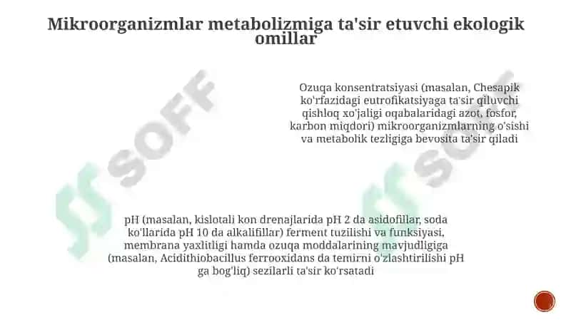 Mikroorganizlarning oziqlanishi va nafas olishi 4