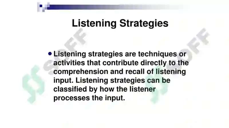 Methodology for developing listening comprehension skills 4