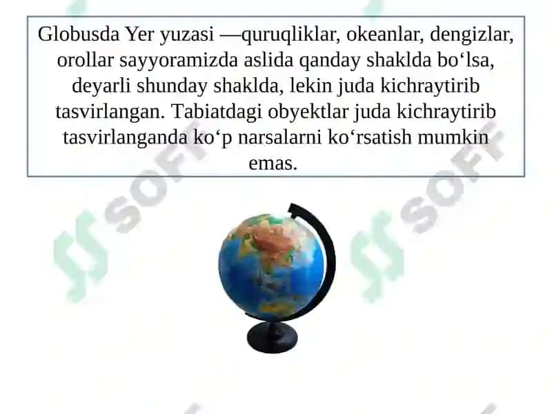 GEOGRAFIK XARITALAR. XARITA ANDAZALARI(PROYEKSIYALARI) HAQIDA TUSHUNCHA 4