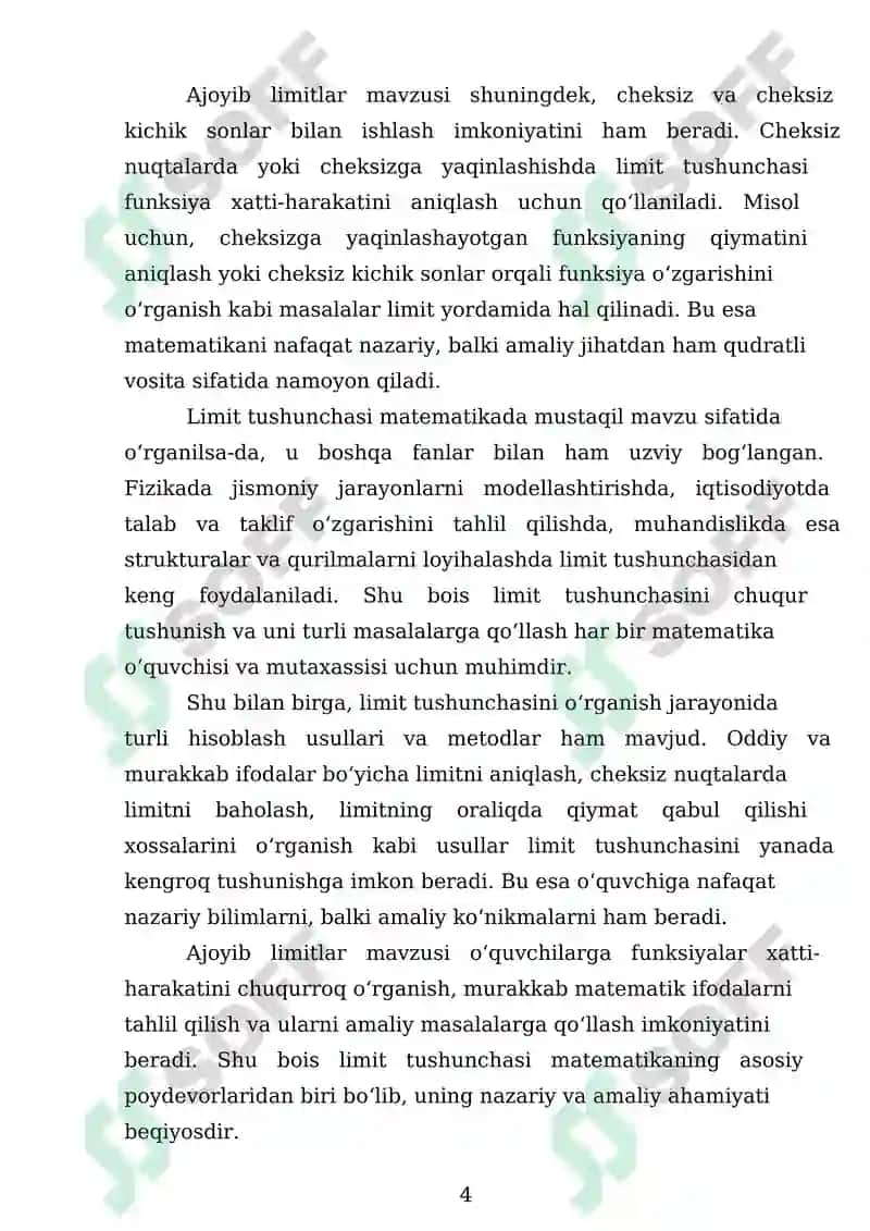 Limit tushunchasi 4