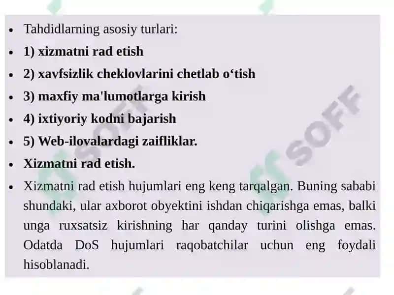 Webzaifliklarni aniqlash moduli 4