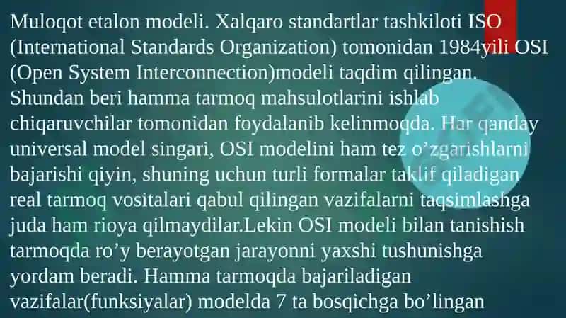 OSI modeli 4