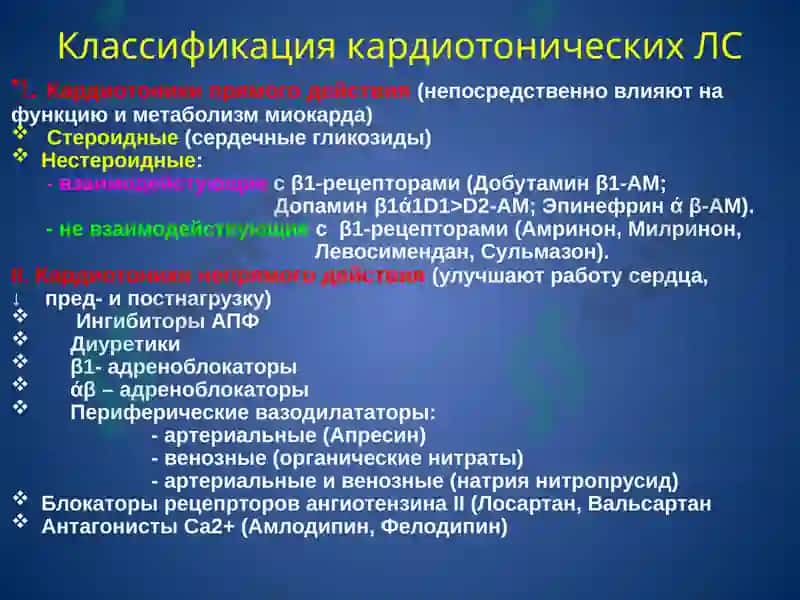 Кардиотонические лекарственные средства 4