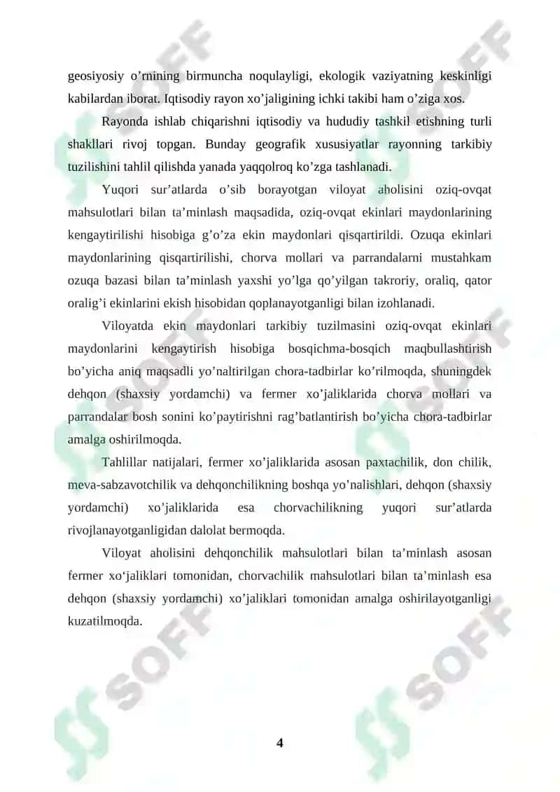 Toshkent iqtisodiy rayoni qishloq xo’jaligi 4