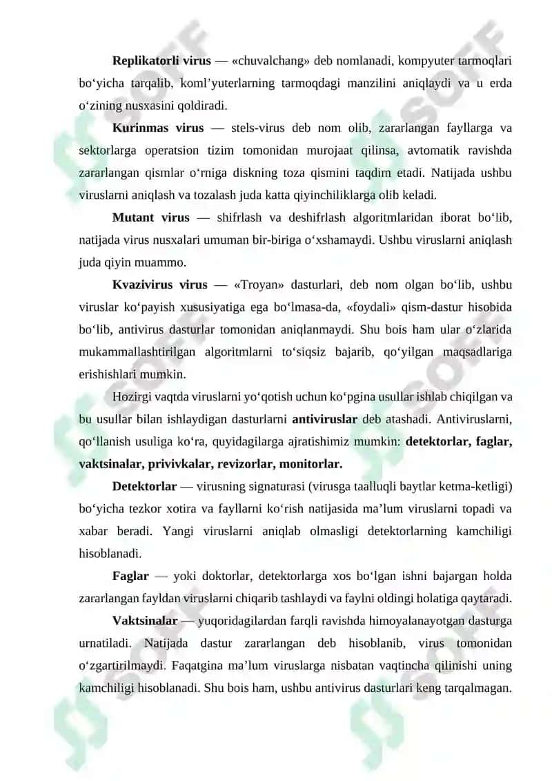 HTV antivirus himoyasi xavfsizligini tahlillashni dasturiy-apparat vositalari 4