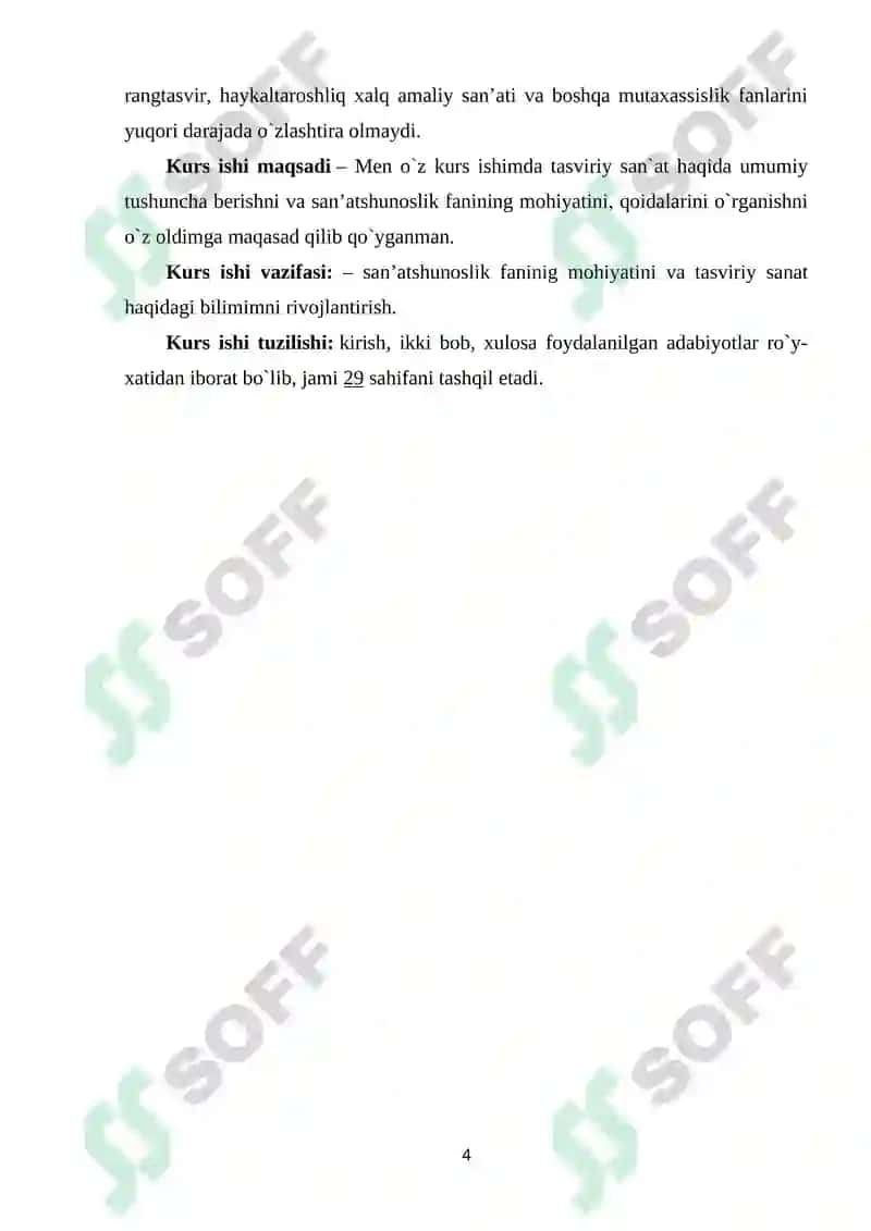 TASVIRIY SAN`ATNI O`QITISH METODIKASI HAQIDA UMUMIY TUSHUNCHA 4